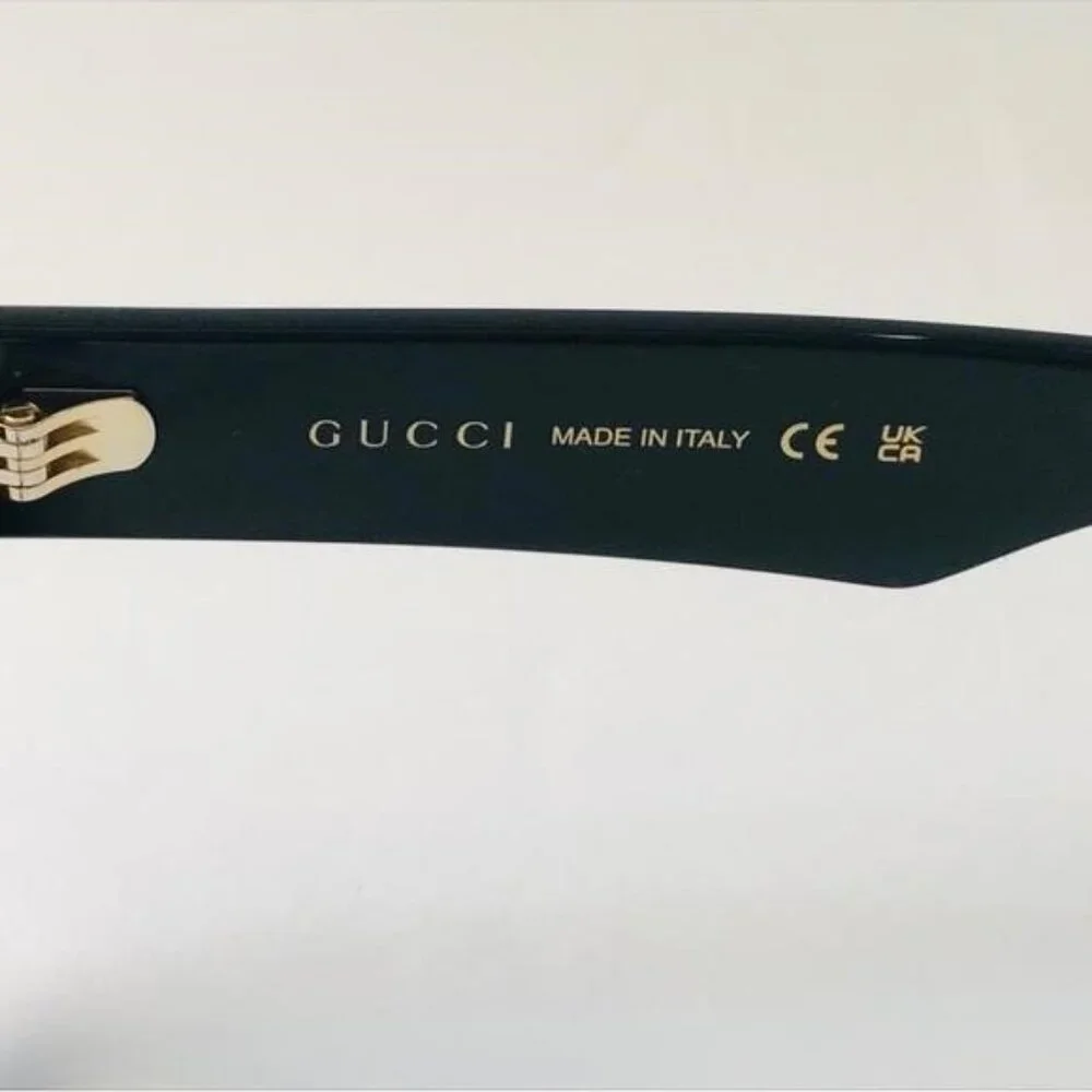 New - GUCCI GG1428O 001 square Gucci optical comes in a shiny black frame